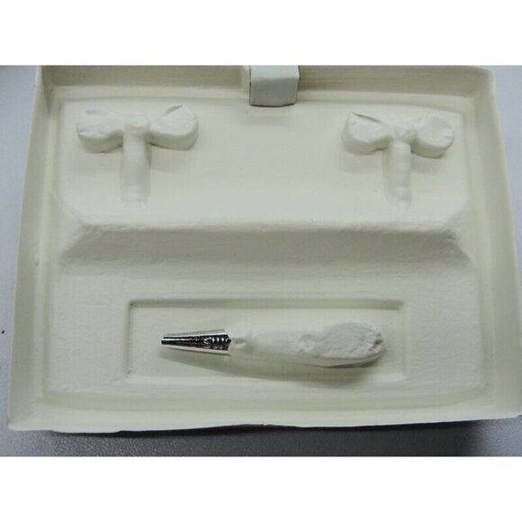 Vintage Swank MOP Round Set Silver Tone Cufflinks & Tie Clip Tux Shirt Suit - Picture 10 of 12